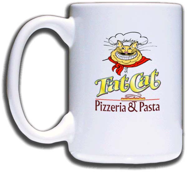 Fat Cat Pizzeria and Pasta Mug - $15.95 | NiceBadge